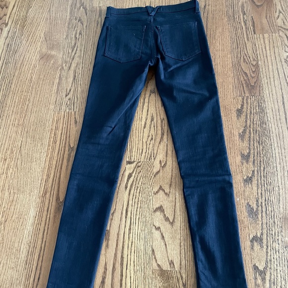 Veronica Beard Kate skinny high rise with tuxedo stripe - Picture 4 of 9